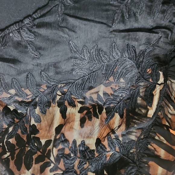 Fab'rik Black Lace Dress, Size Medium - Picture 6 of 9